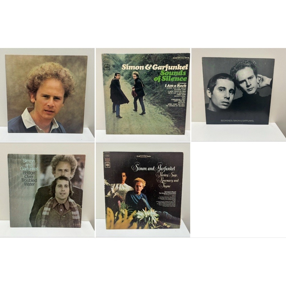 Lot Of 5 LP's - Simon Garfunkel - Albums 60s Vinyl Records